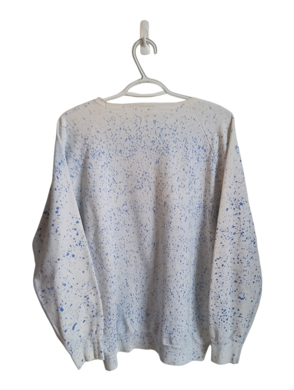 Vintage 80's Paint Splatter Speckle Pastel 52nd Street  Crewneck Sweatshirt Lrg - Picture 2 of 12